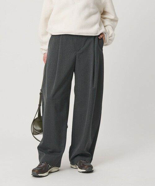 BEAUTY&YOUTH UNITED ARROWS / ビューティー&ユース ユナイテッドアローズ その他パンツ | 毛ポリエステル カーブパンツ ウォッシャブル | 詳細7