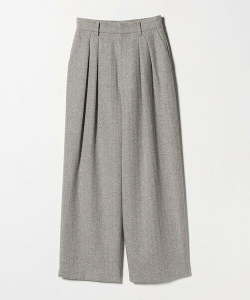 BEAUTY&YOUTH UNITED ARROWS / ビューティー&ユース ユナイテッドアローズ スラックス・ドレスパンツ | 毛ブレンド ヘリンボーンワイドパンツ | 詳細7