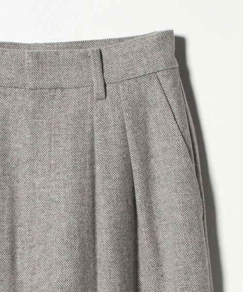 BEAUTY&YOUTH UNITED ARROWS / ビューティー&ユース ユナイテッドアローズ スラックス・ドレスパンツ | 毛ブレンド ヘリンボーンワイドパンツ | 詳細9