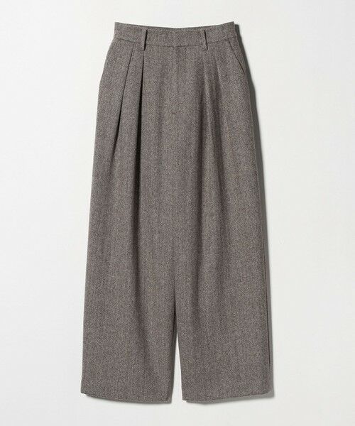 BEAUTY&YOUTH UNITED ARROWS / ビューティー&ユース ユナイテッドアローズ スラックス・ドレスパンツ | 毛ブレンド ヘリンボーンワイドパンツ | 詳細15