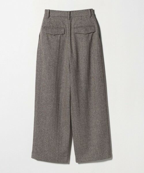 BEAUTY&YOUTH UNITED ARROWS / ビューティー&ユース ユナイテッドアローズ スラックス・ドレスパンツ | 毛ブレンド ヘリンボーンワイドパンツ | 詳細16