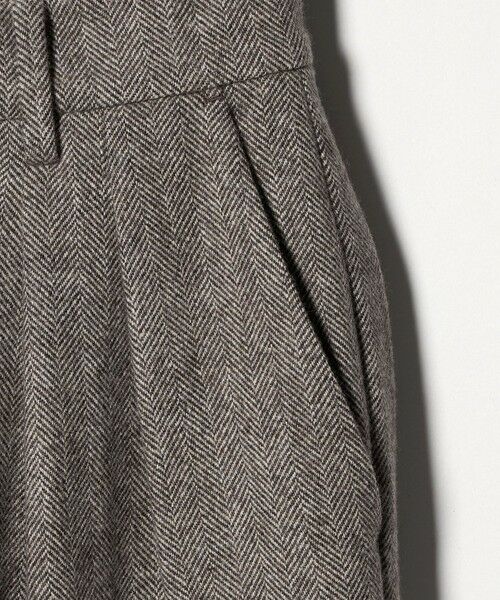 BEAUTY&YOUTH UNITED ARROWS / ビューティー&ユース ユナイテッドアローズ スラックス・ドレスパンツ | 毛ブレンド ヘリンボーンワイドパンツ | 詳細18