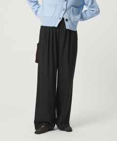 BEAUTY&YOUTH UNITED ARROWS / ビューティー&ユース ユナイテッドアローズ その他パンツ | 裏起毛ジョーゼット ワイドパンツ ウォッシャブル