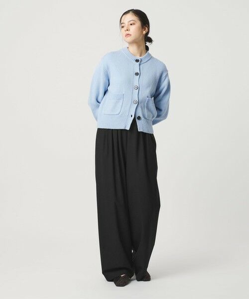 BEAUTY&YOUTH UNITED ARROWS / ビューティー&ユース ユナイテッドアローズ その他パンツ | 裏起毛ジョーゼット ワイドパンツ ウォッシャブル | 詳細3