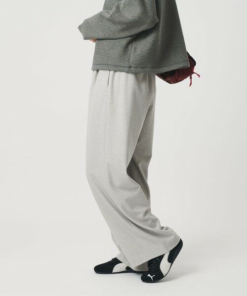 BEAUTY&YOUTH UNITED ARROWS / ビューティー&ユース ユナイテッドアローズ その他パンツ | 裏起毛ジョーゼット ワイドパンツ ウォッシャブル | 詳細7