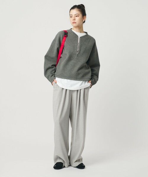 BEAUTY&YOUTH UNITED ARROWS / ビューティー&ユース ユナイテッドアローズ その他パンツ | 裏起毛ジョーゼット ワイドパンツ ウォッシャブル | 詳細8