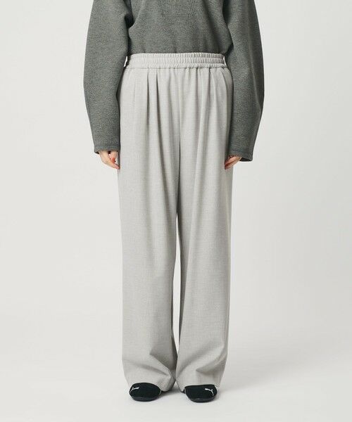 BEAUTY&YOUTH UNITED ARROWS / ビューティー&ユース ユナイテッドアローズ その他パンツ | 裏起毛ジョーゼット ワイドパンツ ウォッシャブル | 詳細10