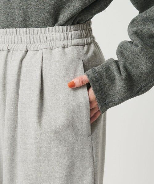 BEAUTY&YOUTH UNITED ARROWS / ビューティー&ユース ユナイテッドアローズ その他パンツ | 裏起毛ジョーゼット ワイドパンツ ウォッシャブル | 詳細15