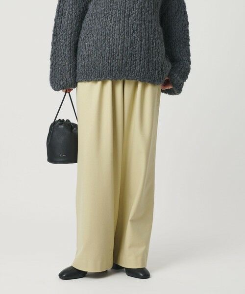 BEAUTY&YOUTH UNITED ARROWS / ビューティー&ユース ユナイテッドアローズ その他パンツ | 裏起毛ジョーゼット ワイドパンツ ウォッシャブル | 詳細19