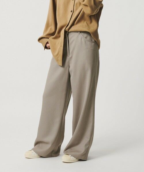 BEAUTY&YOUTH UNITED ARROWS / ビューティー&ユース ユナイテッドアローズ その他パンツ | 毛ブレンド ワイドフレアパンツ ウォッシャブル | 詳細1