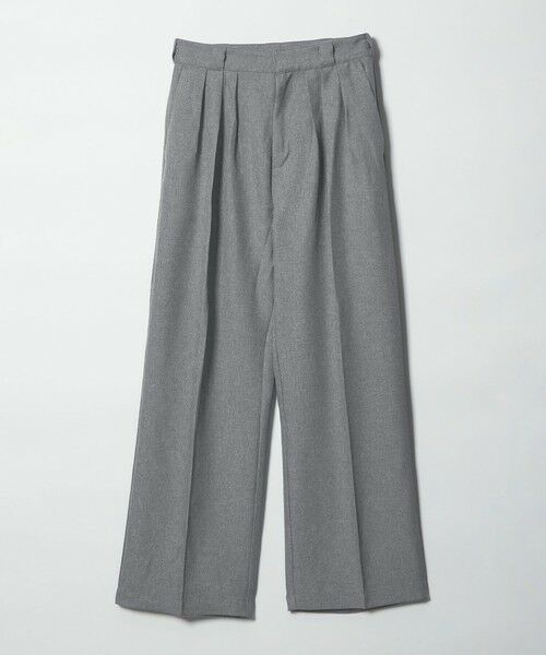 BEAUTY&YOUTH UNITED ARROWS / ビューティー&ユース ユナイテッドアローズ その他パンツ | 【WEB限定】ポリエステル タックワイドパンツ ウォッシャブル | 詳細4