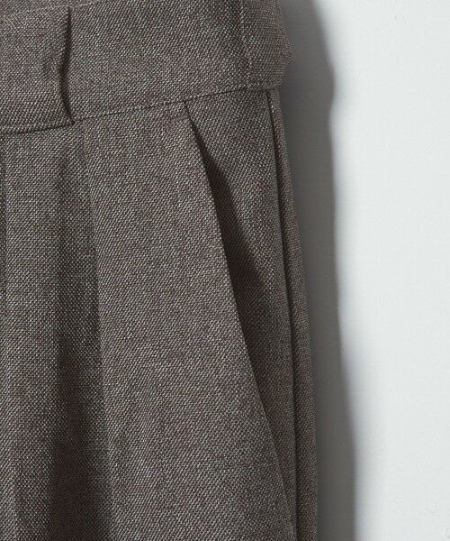 BEAUTY&YOUTH UNITED ARROWS / ビューティー&ユース ユナイテッドアローズ その他パンツ | 【WEB限定】ポリエステル タックワイドパンツ ウォッシャブル | 詳細16