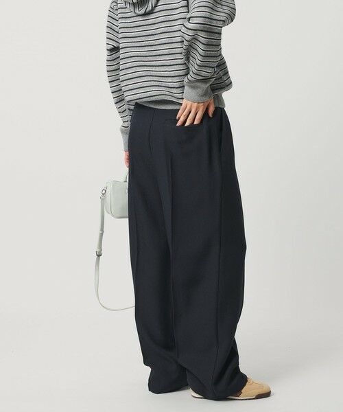 BEAUTY&YOUTH UNITED ARROWS / ビューティー&ユース ユナイテッドアローズ その他パンツ | 【WEB限定】ポリエステル タックワイドパンツ ウォッシャブル | 詳細22