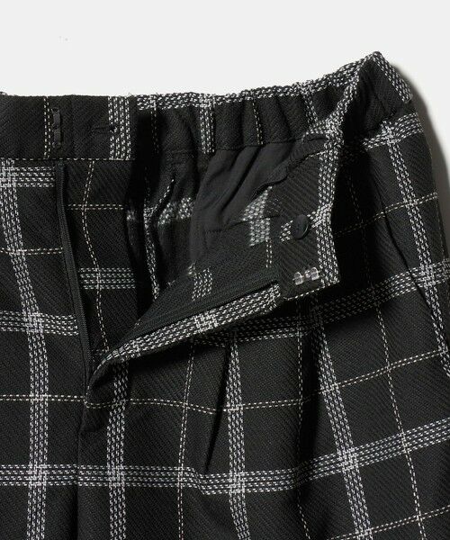 BEAUTY&YOUTH UNITED ARROWS / ビューティー&ユース ユナイテッドアローズ チノ・ワークパンツ | 【WEB限定】裏起毛ウィンドウペン タックワイドパンツ ウォッシャブル | 詳細7