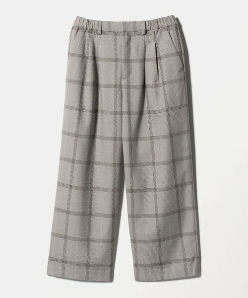 BEAUTY&YOUTH UNITED ARROWS / ビューティー&ユース ユナイテッドアローズ チノ・ワークパンツ | 【WEB限定】裏起毛ウィンドウペン タックワイドパンツ ウォッシャブル | 詳細12