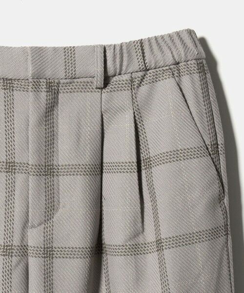 BEAUTY&YOUTH UNITED ARROWS / ビューティー&ユース ユナイテッドアローズ チノ・ワークパンツ | 【WEB限定】裏起毛ウィンドウペン タックワイドパンツ ウォッシャブル | 詳細14