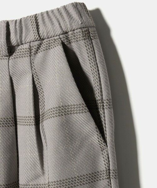 BEAUTY&YOUTH UNITED ARROWS / ビューティー&ユース ユナイテッドアローズ チノ・ワークパンツ | 【WEB限定】裏起毛ウィンドウペン タックワイドパンツ ウォッシャブル | 詳細15