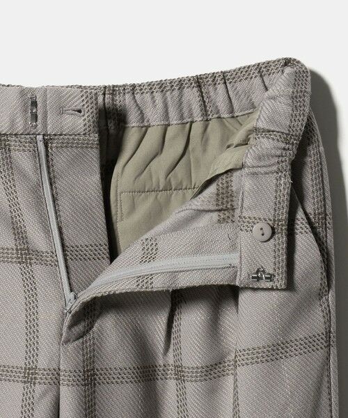 BEAUTY&YOUTH UNITED ARROWS / ビューティー&ユース ユナイテッドアローズ チノ・ワークパンツ | 【WEB限定】裏起毛ウィンドウペン タックワイドパンツ ウォッシャブル | 詳細17