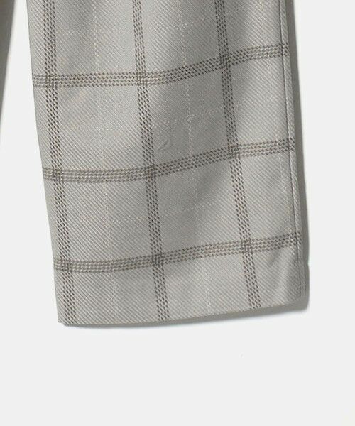 BEAUTY&YOUTH UNITED ARROWS / ビューティー&ユース ユナイテッドアローズ チノ・ワークパンツ | 【WEB限定】裏起毛ウィンドウペン タックワイドパンツ ウォッシャブル | 詳細18