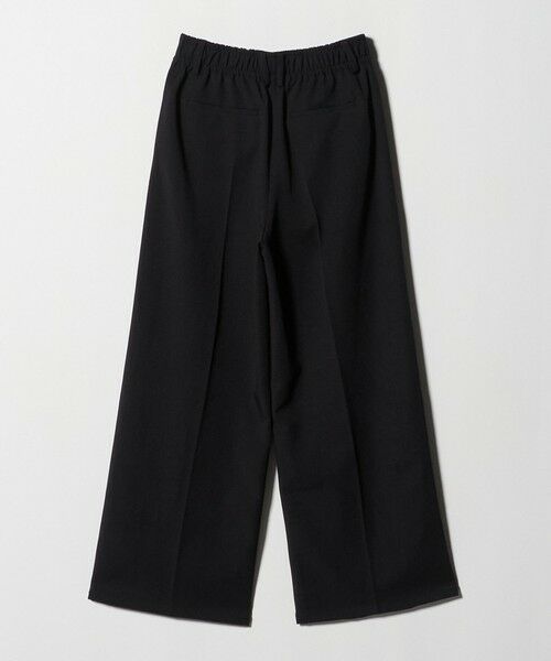 BEAUTY&YOUTH UNITED ARROWS / ビューティー&ユース ユナイテッドアローズ スラックス・ドレスパンツ | 【WEB限定 Wardrobe DAILY MINIMAL】ウールライク ランダムタック ワイドパンツ ウォッシャブル | 詳細5