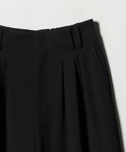 BEAUTY&YOUTH UNITED ARROWS / ビューティー&ユース ユナイテッドアローズ スラックス・ドレスパンツ | 【WEB限定 Wardrobe DAILY MINIMAL】ウールライク ランダムタック ワイドパンツ ウォッシャブル | 詳細6