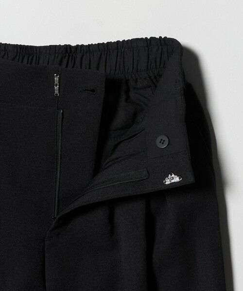 BEAUTY&YOUTH UNITED ARROWS / ビューティー&ユース ユナイテッドアローズ スラックス・ドレスパンツ | 【WEB限定 Wardrobe DAILY MINIMAL】ウールライク ランダムタック ワイドパンツ ウォッシャブル | 詳細7