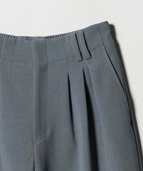 BEAUTY&YOUTH UNITED ARROWS / ビューティー&ユース ユナイテッドアローズ スラックス・ドレスパンツ | 【WEB限定 Wardrobe DAILY MINIMAL】ウールライク ランダムタック ワイドパンツ ウォッシャブル | 詳細17