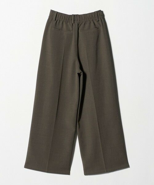 BEAUTY&YOUTH UNITED ARROWS / ビューティー&ユース ユナイテッドアローズ スラックス・ドレスパンツ | 【WEB限定 Wardrobe DAILY MINIMAL】ウールライク ランダムタック ワイドパンツ ウォッシャブル | 詳細24