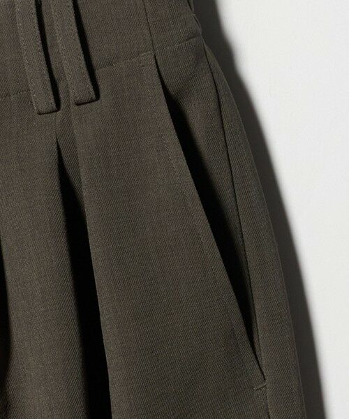 BEAUTY&YOUTH UNITED ARROWS / ビューティー&ユース ユナイテッドアローズ スラックス・ドレスパンツ | 【WEB限定 Wardrobe DAILY MINIMAL】ウールライク ランダムタック ワイドパンツ ウォッシャブル | 詳細26
