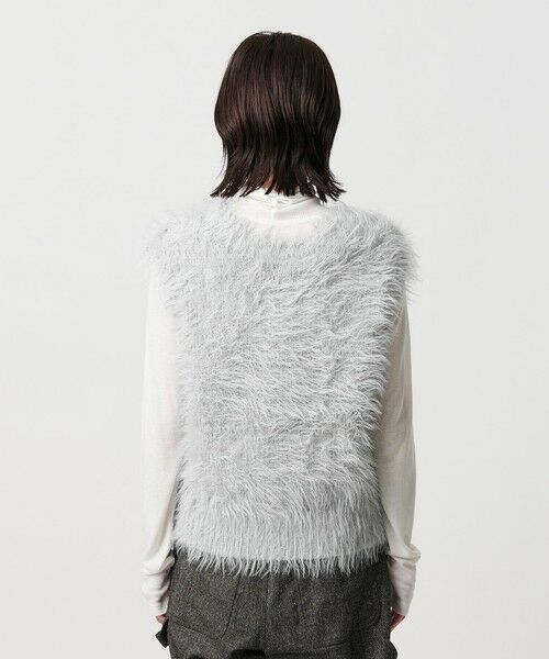 BEAUTY&YOUTH UNITED ARROWS / ビューティー&ユース ユナイテッドアローズ ニット・セーター | 【WEB限定】フェザーヤーン ラメニット 2WAYベスト | 詳細7