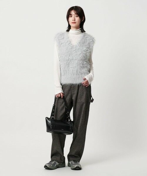 BEAUTY&YOUTH UNITED ARROWS / ビューティー&ユース ユナイテッドアローズ ニット・セーター | 【WEB限定】フェザーヤーン ラメニット 2WAYベスト | 詳細2