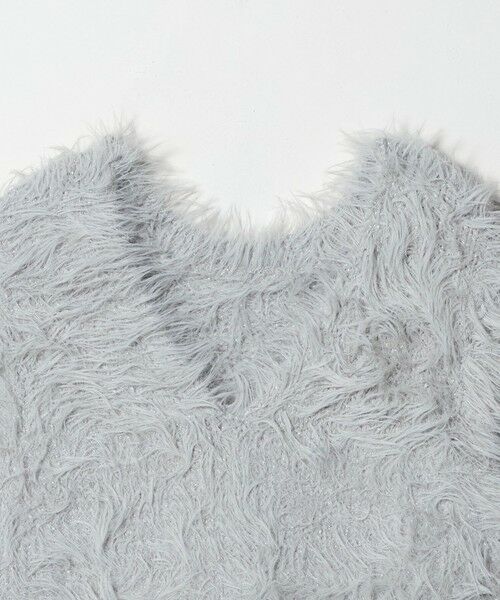BEAUTY&YOUTH UNITED ARROWS / ビューティー&ユース ユナイテッドアローズ ニット・セーター | 【WEB限定】フェザーヤーン ラメニット 2WAYベスト | 詳細12