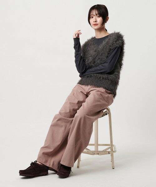 BEAUTY&YOUTH UNITED ARROWS / ビューティー&ユース ユナイテッドアローズ ニット・セーター | 【WEB限定】フェザーヤーン ラメニット 2WAYベスト | 詳細16