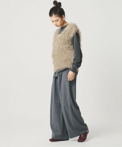 BEAUTY&YOUTH UNITED ARROWS / ビューティー&ユース ユナイテッドアローズ ニット・セーター | 【WEB限定】フェザーヤーン ラメニット 2WAYベスト | 詳細24