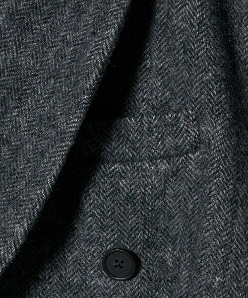 BEAUTY&YOUTH UNITED ARROWS / ビューティー&ユース ユナイテッドアローズ テーラードジャケット | 毛ブレンド ヘリンボーン ジャケットコート | 詳細9