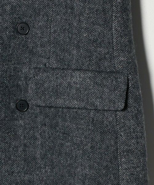 BEAUTY&YOUTH UNITED ARROWS / ビューティー&ユース ユナイテッドアローズ テーラードジャケット | 毛ブレンド ヘリンボーン ジャケットコート | 詳細10