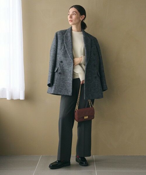 BEAUTY&YOUTH UNITED ARROWS / ビューティー&ユース ユナイテッドアローズ テーラードジャケット | 毛ブレンド ヘリンボーン ジャケットコート | 詳細4