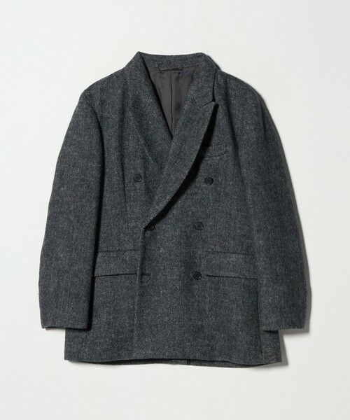 BEAUTY&YOUTH UNITED ARROWS / ビューティー&ユース ユナイテッドアローズ テーラードジャケット | 毛ブレンド ヘリンボーン ジャケットコート | 詳細5