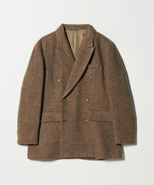 BEAUTY&YOUTH UNITED ARROWS / ビューティー&ユース ユナイテッドアローズ テーラードジャケット | 毛ブレンド ヘリンボーン ジャケットコート | 詳細18