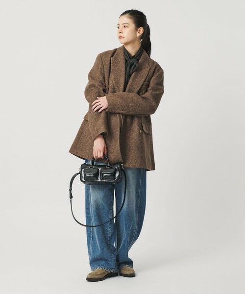 BEAUTY&YOUTH UNITED ARROWS / ビューティー&ユース ユナイテッドアローズ テーラードジャケット | 毛ブレンド ヘリンボーン ジャケットコート | 詳細16