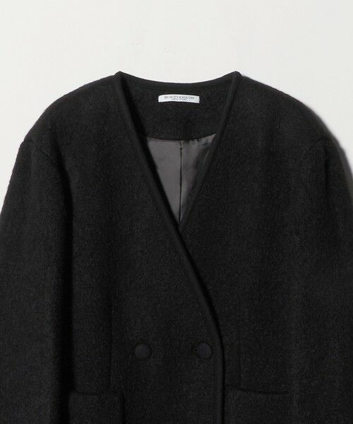 BEAUTY&YOUTH UNITED ARROWS / ビューティー&ユース ユナイテッドアローズ ノーカラージャケット | シャギー ノーカラージャケットコート | 詳細7