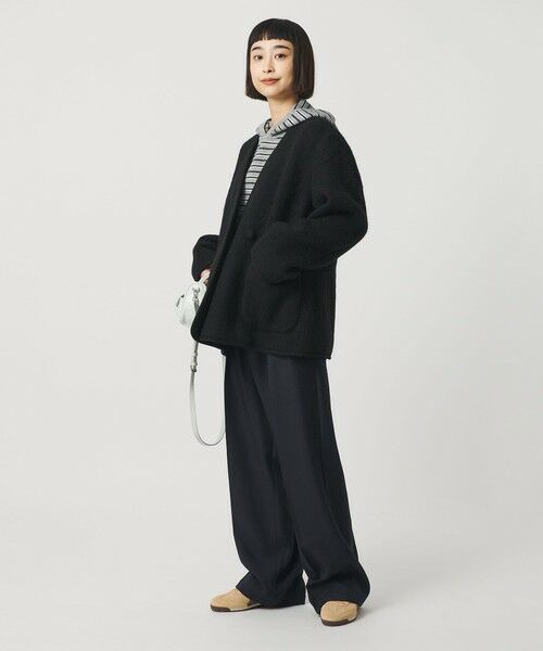 BEAUTY&YOUTH UNITED ARROWS / ビューティー&ユース ユナイテッドアローズ ノーカラージャケット | シャギー ノーカラージャケットコート | 詳細3