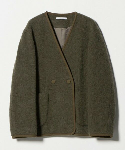 BEAUTY&YOUTH UNITED ARROWS / ビューティー&ユース ユナイテッドアローズ ノーカラージャケット | シャギー ノーカラージャケットコート | 詳細16