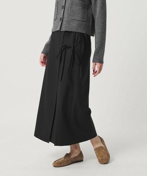 BEAUTY&YOUTH UNITED ARROWS / ビューティー&ユース ユナイテッドアローズ ロング・マキシ丈スカート | ツイル リボン ラップスカート | 詳細1