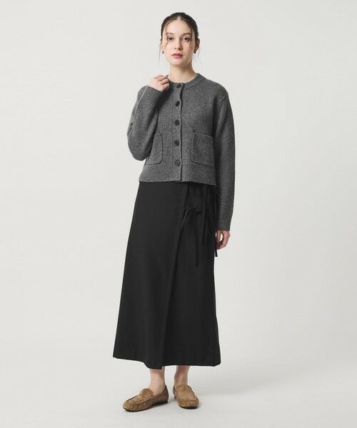 BEAUTY&YOUTH UNITED ARROWS / ビューティー&ユース ユナイテッドアローズ ロング・マキシ丈スカート | ツイル リボン ラップスカート | 詳細3