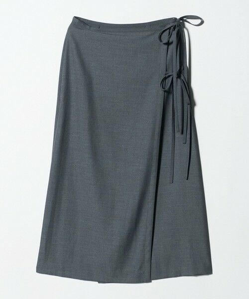 BEAUTY&YOUTH UNITED ARROWS / ビューティー&ユース ユナイテッドアローズ ロング・マキシ丈スカート | ツイル リボン ラップスカート | 詳細11