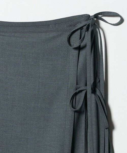 BEAUTY&YOUTH UNITED ARROWS / ビューティー&ユース ユナイテッドアローズ ロング・マキシ丈スカート | ツイル リボン ラップスカート | 詳細13