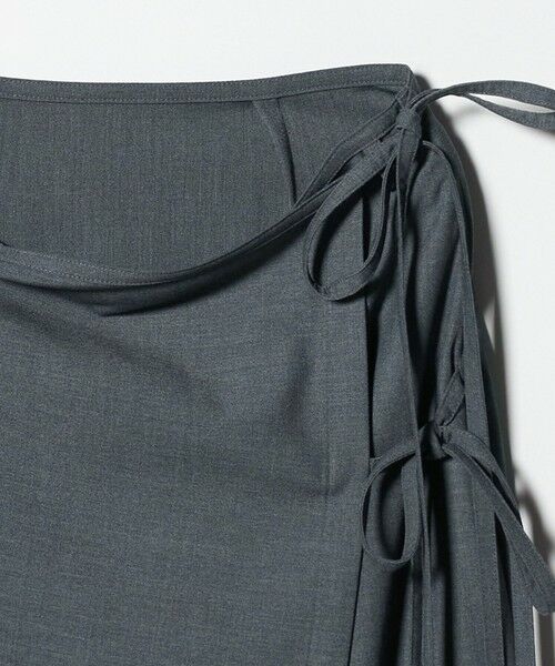BEAUTY&YOUTH UNITED ARROWS / ビューティー&ユース ユナイテッドアローズ ロング・マキシ丈スカート | ツイル リボン ラップスカート | 詳細14