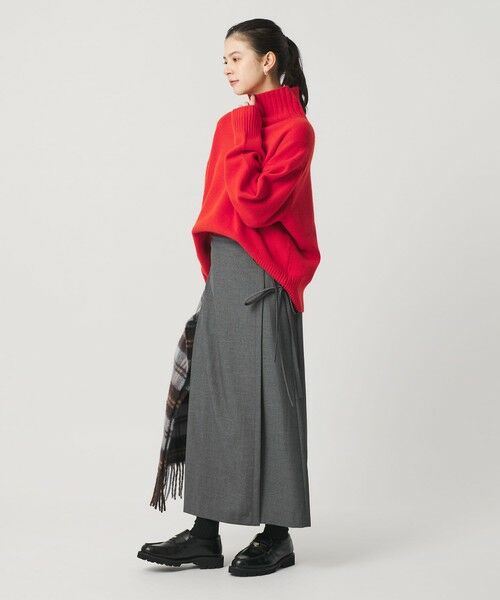 BEAUTY&YOUTH UNITED ARROWS / ビューティー&ユース ユナイテッドアローズ ロング・マキシ丈スカート | ツイル リボン ラップスカート | 詳細10