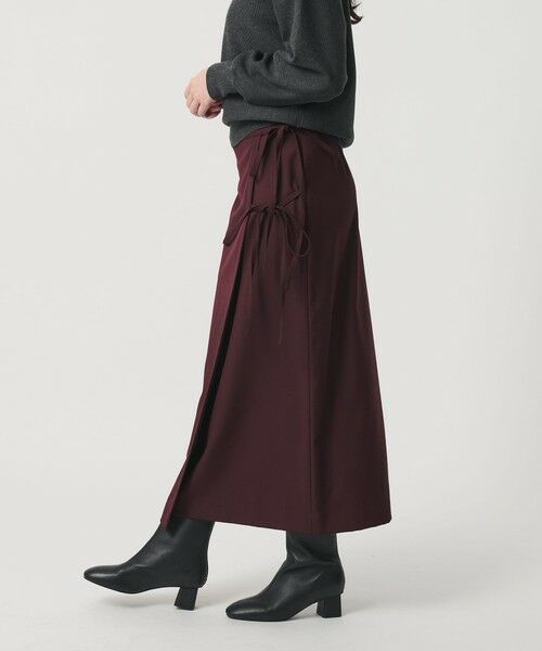 BEAUTY&YOUTH UNITED ARROWS / ビューティー&ユース ユナイテッドアローズ ロング・マキシ丈スカート | ツイル リボン ラップスカート | 詳細20